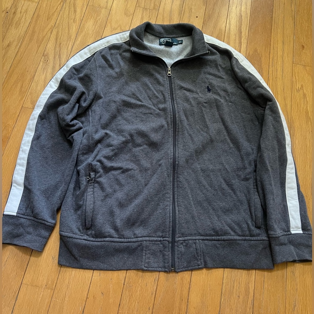 Ralph Lauren Gray and White Lightweight Jacket